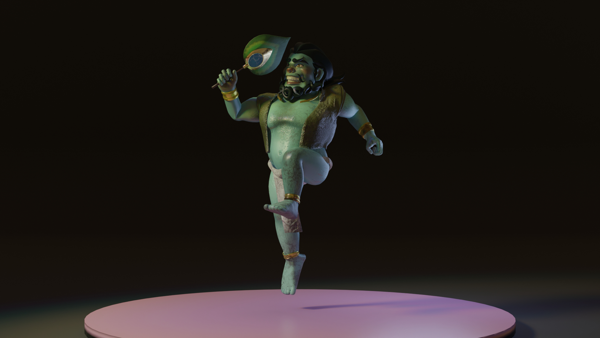 Walk cycle animation